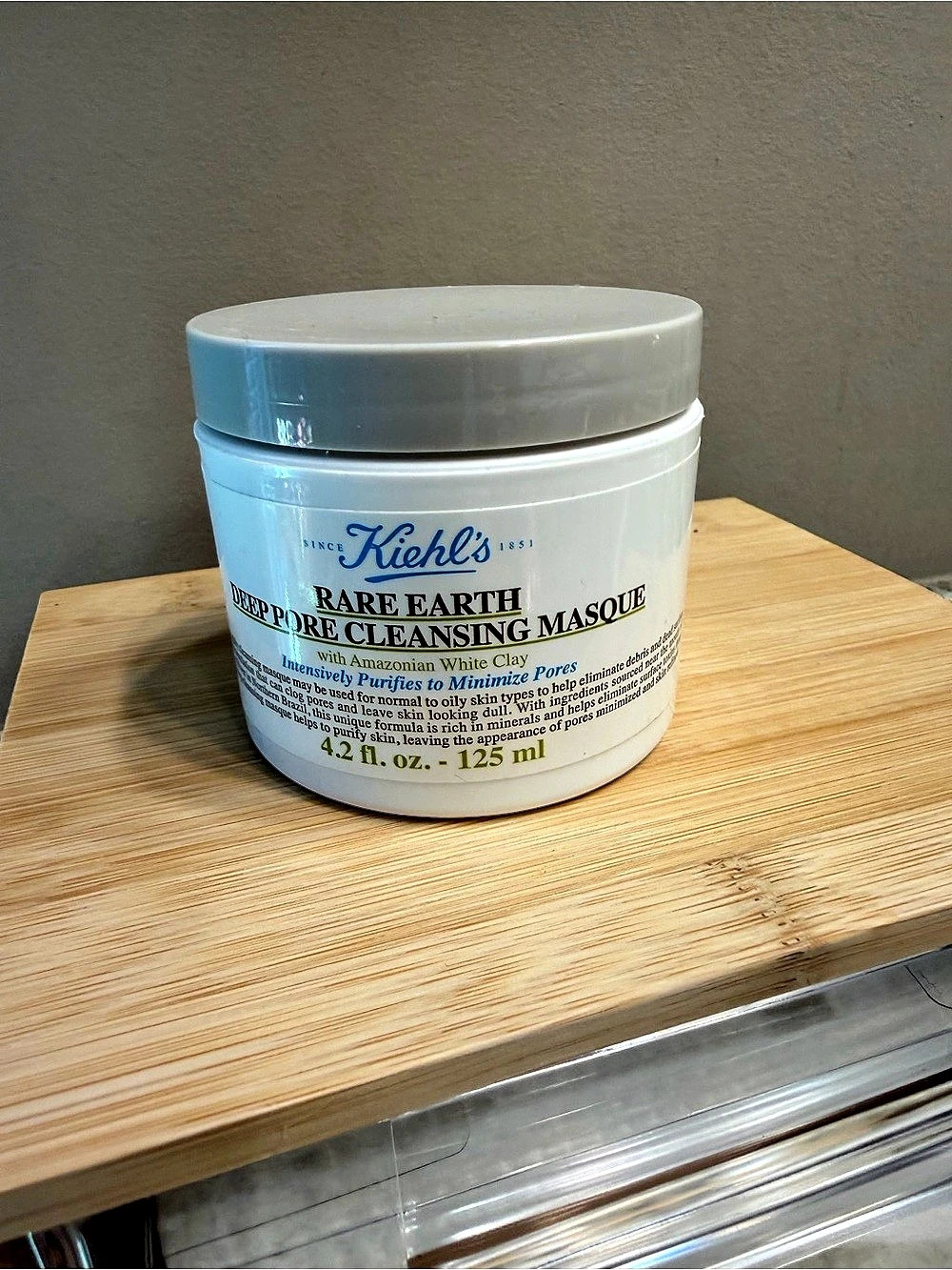 New- Never Used- Kiehl's Rare Earth Deep Pore Cleansing Masque 4.2 oz - Picture 3 of 8